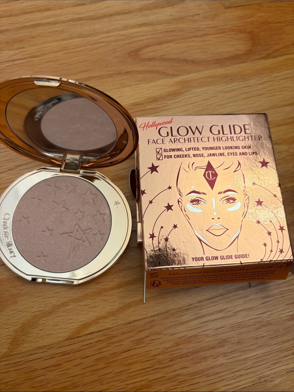 Charlotte Tilbury Glow Glide Face Architect Highlighter Gilded Glow